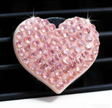 Darrahopens Auto Accessories > Auto Accessories Others > Automotive Decor 6 pcs Pink Heart Car Air Vent Clips Coquette Cute Girly Car Decor Accessories Interior Aesthetic Decorations Charm Stuff for Women Girl