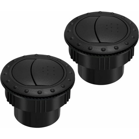 Darrahopens Auto Accessories > Auto Accessories Others > Automotive Decor 60Mm Car Interior Heater Vent Cover DAshboard Air Vent Deflector Side ROof Air Black Vent Outlet ROund Louvered DAsh