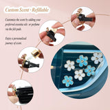 Darrahopens Auto Accessories > Auto Accessories Others > Automotive Decor 6pcs Flowers Car Air Freshener Vent Clips Blue White Daisy Flowers Air Vent Clip Car Accessories for Women 3.3cm/3cm Refillable Daisy Decor Diffuser
