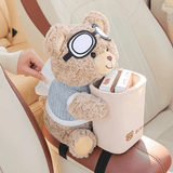 Darrahopens Auto Accessories > Auto Accessories Others > Automotive Decor A cute car tissue holder and trash can in one, a creative car storage rack, and a car handrail for storing interior accessories