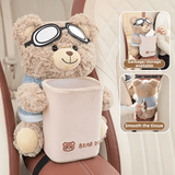 Darrahopens Auto Accessories > Auto Accessories Others > Automotive Decor A cute car tissue holder and trash can in one, a creative car storage rack, and a car handrail for storing interior accessories