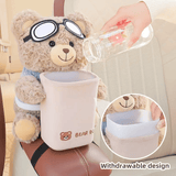 Darrahopens Auto Accessories > Auto Accessories Others > Automotive Decor A cute car tissue holder and trash can in one, a creative car storage rack, and a car handrail for storing interior accessories