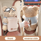 Darrahopens Auto Accessories > Auto Accessories Others > Automotive Decor A cute car tissue holder and trash can in one, a creative car storage rack, and a car handrail for storing interior accessories