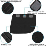 Darrahopens Auto Accessories > Auto Accessories Others > Automotive Decor A pair Dog Car Door Protector, Anti-Scratch Car Door Cover from Dog Scratching, Durable Pet Window Guard for Vehicle Truck SUV Universal Fit Machine Washable, black