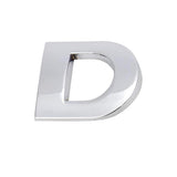 Darrahopens Auto Accessories > Auto Accessories Others > Automotive Decor A-Z Alphabet Letters Car Sticker Self Adhesive Auto Badge Emblem 3D Chrome Good - Red T