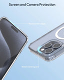 Darrahopens Auto Accessories > Auto Accessories Others > Automotive Decor Aukey Clearview Magsafe iPhone 15  Phone case - Transparent (TM10A)