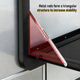 Darrahopens Auto Accessories > Auto Accessories Others > Automotive Decor Aumerage Aluminium Folding Caravan Table – Lockable, Space-Saving Portable Table with 50kg Capacity, Black In Australia - Darrahopens