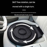 Darrahopens Auto Accessories > Auto Accessories Others > Automotive Decor Beige 360° Swivel Car Seat Cushion – Portable Rotating Transfer Aid for Elderly, Pregnant Women & Mobility Support
