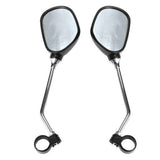 Darrahopens Auto Accessories > Auto Accessories Others > Automotive Decor Bike Handlebar Rearview Mirror 2 Pack - Rotatable and Adjustable Wide Angle HD Safe Glass Rear View Shockproof Side Flat Mirror Universal For Bike Bicycle E-bike
