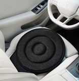 Darrahopens Auto Accessories > Auto Accessories Others > Automotive Decor Black 360° Swivel Car Seat Cushion – Portable Rotating Transfer Aid for Elderly, Pregnant Women & Mobility Support