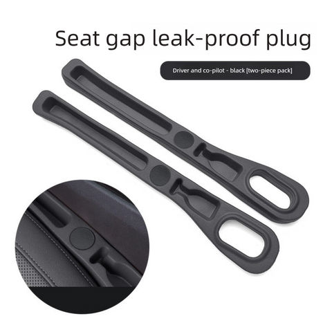 Darrahopens Auto Accessories > Auto Accessories Others > Automotive Decor Black Car Seat Gap Filler Strip with Integrated Storage Slot Universal Interior Organizer for Mobile Phones and Keys Safety Solution for Local Drivers