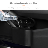 Darrahopens Auto Accessories > Auto Accessories Others > Automotive Decor Black Compact Car Trash Can 2 Pack Hanging Storage Bin with Push Lid for Vehicle Door and Seat Back Universal Fit Waste Management Solution for Local Drivers