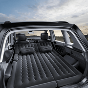 Darrahopens Auto Accessories > Auto Accessories Others > Automotive Decor Black Multi-Chamber Car Inflatable Air Mattress with Electric Pump, Storage Bag & Pillows for Universal Trunk Sleeping and Camping (174 x 126 CM)