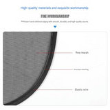 Darrahopens Auto Accessories > Auto Accessories Others > Automotive Decor Black Universal Car Window Sun Shade Set - Mesh Fabric UV Protection(One hole-free rear gear + four hole-free side gears)