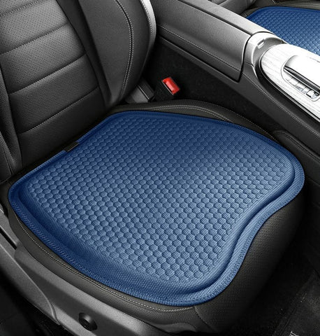 Darrahopens Auto Accessories > Auto Accessories Others > Automotive Decor Blue Universal Honeycomb Gel Seat Cushion - Breathable Cooling Pad for Car & Office - Ergonomic Pressure Relief & Non-Slip Design for Long Sitting