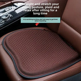 Darrahopens Auto Accessories > Auto Accessories Others > Automotive Decor Blue Universal Honeycomb Gel Seat Cushion - Breathable Cooling Pad for Car & Office - Ergonomic Pressure Relief & Non-Slip Design for Long Sitting