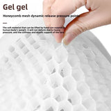 Darrahopens Auto Accessories > Auto Accessories Others > Automotive Decor Blue Universal Honeycomb Gel Seat Cushion - Breathable Cooling Pad for Car & Office - Ergonomic Pressure Relief & Non-Slip Design for Long Sitting