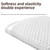 Darrahopens Auto Accessories > Auto Accessories Others > Automotive Decor Blue Universal Honeycomb Gel Seat Cushion - Breathable Cooling Pad for Car & Office - Ergonomic Pressure Relief & Non-Slip Design for Long Sitting