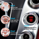 Darrahopens Auto Accessories > Auto Accessories Others > Automotive Decor Bow Car Accessories,Pink Bow Tie Push Start Button Rhinestone Ring,Black Engine Start Stop Button Ring Car Decor,Bling Girly Ignition Charm