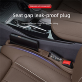 Darrahopens Auto Accessories > Auto Accessories Others > Automotive Decor Brown Car Seat Gap Filler Strip with Integrated Storage Slot Universal Interior Organizer for Mobile Phones and Keys Safety Solution for Local Drivers