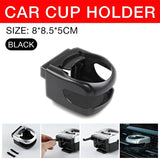 Darrahopens Auto Accessories > Auto Accessories Others > Automotive Decor Car Cup Holder Air Vent Drink Mount Black Clip-On Can Bottle Holder for Vehicle Black