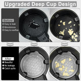 Darrahopens Auto Accessories > Auto Accessories Others > Automotive Decor Car Cup Holder Coaster, Silicone Cup Holder Insert, Universal Anti-Slip Cup Holder, Auto Accessories Interior for Men and Women 4 Pack Grey
