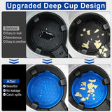 Darrahopens Auto Accessories > Auto Accessories Others > Automotive Decor Car Cup Holder Coaster, Silicone Cup Holder Insert, Universal Non-Slip Cup Holder, Auto Accessories Interior for Men and Women 4 Pack Blue