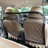 Darrahopens Auto Accessories > Auto Accessories Others > Automotive Decor Car Dog Barrier High See Through Net Vehicle Pet Barrier for Cars Trucks and SUV, Black, Adjustable, Keeps Dogs and Pet Hair Out of Back Seat