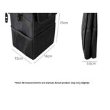 Darrahopens Auto Accessories > Auto Accessories Others > Automotive Decor Car Garbage can with lid Leak Proof Vehicle Trash Can Storage Pockets Hanging Waterproof car Trash Bag for SUV Black