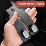 Darrahopens Auto Accessories > Auto Accessories Others > Automotive Decor Car Headrest Hook, Car Hook for Wallet & Bag, Car Wallet Hook (Grey - Pack of 2)