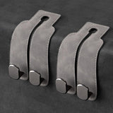 Darrahopens Auto Accessories > Auto Accessories Others > Automotive Decor Car Headrest Hook, Car Hook for Wallet & Bag, Car Wallet Hook (Grey - Pack of 2)