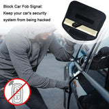 Darrahopens Auto Accessories > Auto Accessories Others > Automotive Decor Car Key Case For Faraday Cage Fob Pouch Keyless RFID Blocking Bag - Black