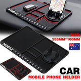 Darrahopens Auto Accessories > Auto Accessories Others > Automotive Decor Car Mobile Phone Holder Dashboard Mount Mat Non Slip Grip Stand Anti-Slip Pad - Black