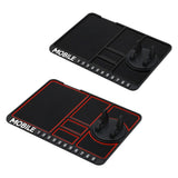 Darrahopens Auto Accessories > Auto Accessories Others > Automotive Decor Car Mobile Phone Holder Dashboard Mount Mat Non Slip Grip Stand Anti-Slip Pad - Red