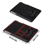 Darrahopens Auto Accessories > Auto Accessories Others > Automotive Decor Car Mobile Phone Holder Dashboard Mount Mat Non Slip Grip Stand Anti-Slip Pad - Red