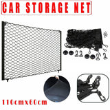 Darrahopens Auto Accessories > Auto Accessories Others > Automotive Decor Car Net Organizer Storage Large Boot Cargo Trunk Luggage Tidy Suv Rear Universal