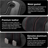 Darrahopens Auto Accessories > Auto Accessories Others > Automotive Decor Car Purse Hook Purse Hook for Car Seats Headrest Car Seat Hooks,Heavy Duty Vehicle Organizer for Handbags, Groceries, Purses, Keep Car Tidy (Black, 4 Pack)
