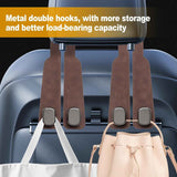Darrahopens Auto Accessories > Auto Accessories Others > Automotive Decor Car Purse Hook Purse Hook for Car Seats Headrest Car Seat Hooks,Heavy Duty Vehicle Organizer for Handbags, Groceries, Purses, Keep Car Tidy (Brown, 4 Pack)
