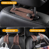 Darrahopens Auto Accessories > Auto Accessories Others > Automotive Decor Car Purse Hook Purse Hook for Car Seats Headrest Car Seat Hooks,Heavy Duty Vehicle Organizer for Handbags, Groceries, Purses, Keep Car Tidy (Brown, 4 Pack)