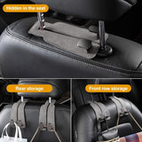 Darrahopens Auto Accessories > Auto Accessories Others > Automotive Decor Car Purse Hook Purse Hook for Car Seats Headrest Car Seat Hooks,Heavy Duty Vehicle Organizer for Handbags, Groceries, Purses, Keep Car Tidy (Gray, 4 Pack)