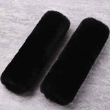 Darrahopens Auto Accessories > Auto Accessories Others > Automotive Decor Car Seat Belt Pad,2 Pack Soft Seat Belt Cover for Shoulder Pad Neck Cushion Protector Car Accessories (Black)
