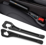Darrahopens Auto Accessories > Auto Accessories Others > Automotive Decor Car Seat Crevice Fill Organizer 2 pcs - No Drop Seat Guard, General Automotive Seat Crevice Filler, Durable Non-Slip Material, Easy Installation in 10 Seconds, for Cars, Trucks & SUVs (Black)