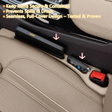 Darrahopens Auto Accessories > Auto Accessories Others > Automotive Decor Car Seat Crevice Fill Organizer 2 pcs - No Drop Seat Guard, General Automotive Seat Crevice Filler, Durable Non-Slip Material, Easy Installation in 10 Seconds, for Cars, Trucks & SUVs (Beige)