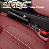 Darrahopens Auto Accessories > Auto Accessories Others > Automotive Decor Car Seat Crevice Fill Organizer 2 pcs - No Drop Seat Guard, Universal Car Seat Crevice Filler, Durable Non-Slip Material, Easy 10 Second Installation for Cars, Trucks & SUVs (Red)