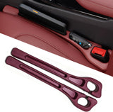 Darrahopens Auto Accessories > Auto Accessories Others > Automotive Decor Car Seat Crevice Fill Organizer 2 pcs - No Drop Seat Guard, Universal Car Seat Crevice Filler, Durable Non-Slip Material, Easy 10 Second Installation for Cars, Trucks & SUVs (Red)