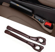 Darrahopens Auto Accessories > Auto Accessories Others > Automotive Decor Car Seat Gap Fill Organizer 2 Pcs - No Drop Seat Guard, General Automotive Seat Crevice Filler, Durable Non-Slip Material, Easy Installation in 10 Seconds, for Cars, Trucks & Off-Road Vehicles (Brown)