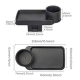 Darrahopens Auto Accessories > Auto Accessories Others > Automotive Decor Car Storage Box Clip In Cup Holder Multifunctional Vehicle Seat Side Organizer