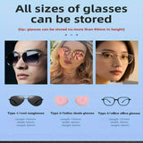 Darrahopens Auto Accessories > Auto Accessories Others > Automotive Decor Car Travel Three-Piece Set: Push-Open Eyeglass Case, Universal Storage Case, and Secure Organizer—Complete On-the-Go Storage, Peace of Mind Every Journey（Black)）