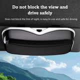 Darrahopens Auto Accessories > Auto Accessories Others > Automotive Decor Car Travel Three-Piece Set: Push-Open Eyeglass Case, Universal Storage Case, and Secure Organizer—Complete On-the-Go Storage, Peace of Mind Every Journey（Black)）