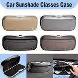 Darrahopens Auto Accessories > Auto Accessories Others > Automotive Decor Car Travel Three-Piece Set: Push-Open Eyeglass Case, Universal Storage Case, and Secure Organizer—Complete On-the-Go Storage, Peace of Mind Every Journey(Brown)